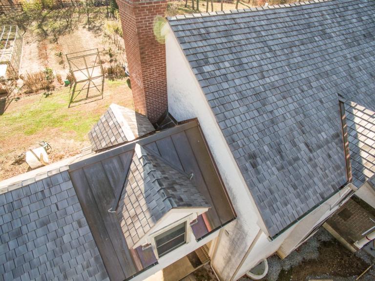 Cedar Re-roofing with Copper Accents in Chester, PA