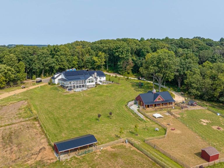 Replacement metal house roof and custom metal pole barn