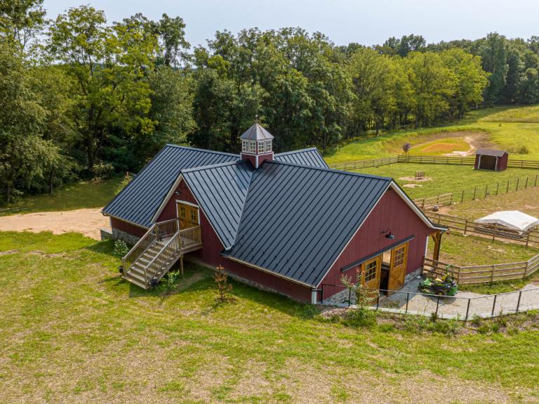 Matt's barn from Stable Hollow and MR Roofing