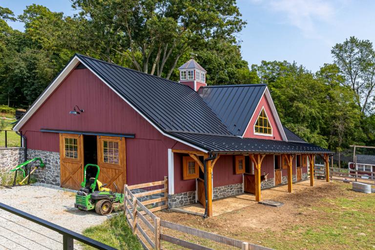 Matt's barn from Stable Hollow and MR Roofing