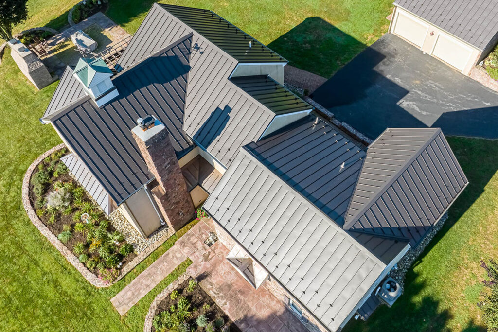 Metal roof by MR Roofing