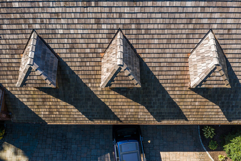 Cedar roof
